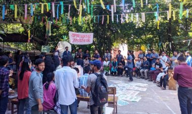 চবির চারুকলা ইন্সটিটিউটের প্রধান ফটকে তালা