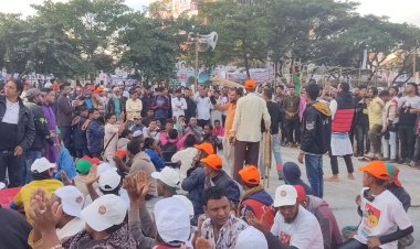 বিএনপির মহাসমাবেশ: ভোর থেকে স্লোগানে-স্লোগানে মুখরিত আলিয়া মাঠ