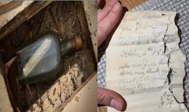 মেঝে খুঁড়তেই বেরিয়ে এলো ১৩৫ বছর আগের চিঠি