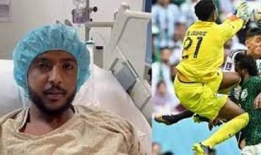 হাসপাতালের বিছানায় কেমন আছেন সৌদির সেই ফুটবলার