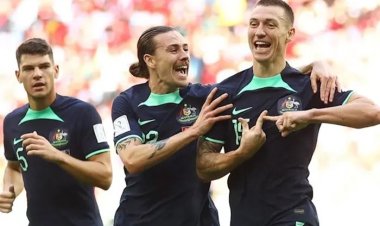 তিউনিশিয়াকে হারিয়ে টিকে রইলো অস্ট্রেলিয়া