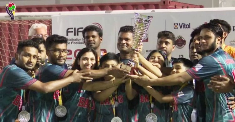বিশ্ব কর্পোরেট ফুটবলে বাংলাদেশ রানার্সআপ