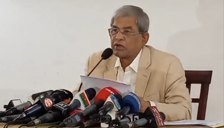 ১০ ডিসেম্বর ঢাকায় যুদ্ধ হবে, এমন আবহ তৈরি করছে তারা: মির্জা ফখরুল