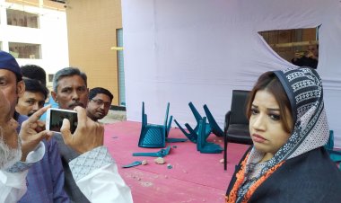 ফরিদপুরে বিএনপির বিক্ষোভ সমাবেশে হামলা, পুলিশসহ আহত ১৪