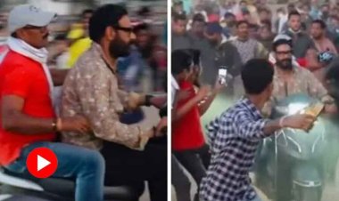 হেলমেট নেই, জোরে স্কুটার চালিয়ে তাড়া খেলেন অজয়! তার পর কী বললেন নায়ক?