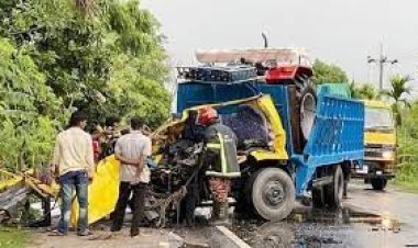 চেন্নাইয়ে ৩ ট্রাকের সংঘর্ষে প্রাণ গেল ৬ জনের
