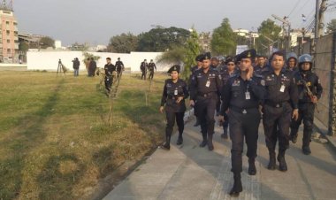 গোলাপবাগ মাঠ পরিদর্শনে র‍্যাব