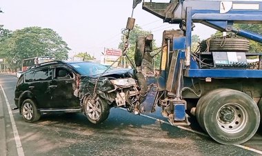 প্রাইভেট কারের ধাক্কায় প্রাণ গেল মসজিদের ইমামের