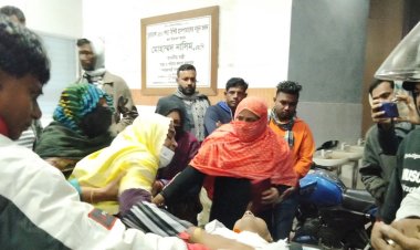 চুয়াডাঙ্গায় কাঠ ব্যবসায়ীকে পিষে মারল ট্রাক