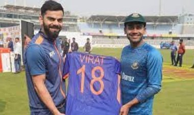  তিক্ততা ভুলে মিরাজকে জার্সি উপহার দিলেন কোহলি