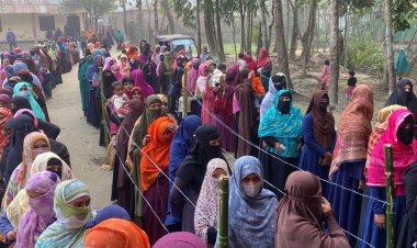 নোয়াখালীর বিভিন্ন ইউনিয়নে চলছে ভোটগ্রহণ 