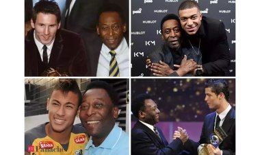 পেলের জন্য মেসি-রোনালদো-নেইমারদের শোক