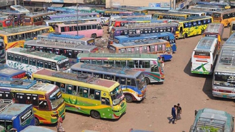 রাজশাহীর আট জেলায় শুরু হয়েছে অনির্দিষ্টকালের পরিবহন ধর্মঘট  