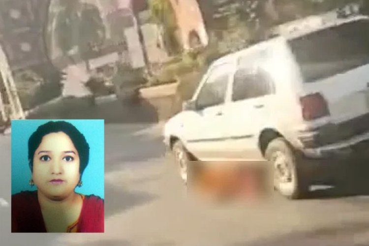 ঢাবি এলাকায় গাড়ির নিচে আটকে পড়া নারীকে নিয়েই ছুটল গাড়িটি