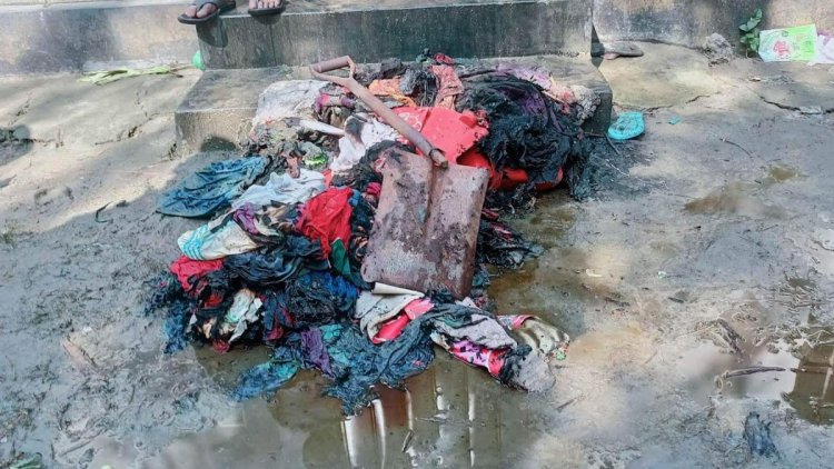 তালাবদ্ধ ঘরে আগুনে পুড়ে প্রাণ গেল ২ শিশুর, মা ও নানী পলাতক