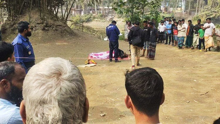 সিরাজগঞ্জে শ্রমিককে খুন করে লাশ জলাশয়ে