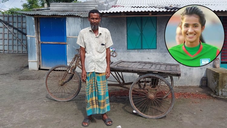 সাফজয়ী মাসুরার বাবাকে উপহার দেওয়া ভ্যানটি নিয়ে গেল চোর