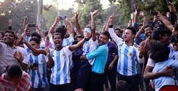 ফাইনাল খেলার জন্য প্রস্তুত আর্জেন্টিনার বাংলাদেশি সমর্থকরা