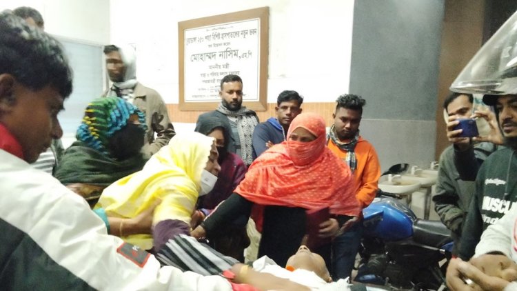 চুয়াডাঙ্গায় কাঠ ব্যবসায়ীকে পিষে মারল ট্রাক