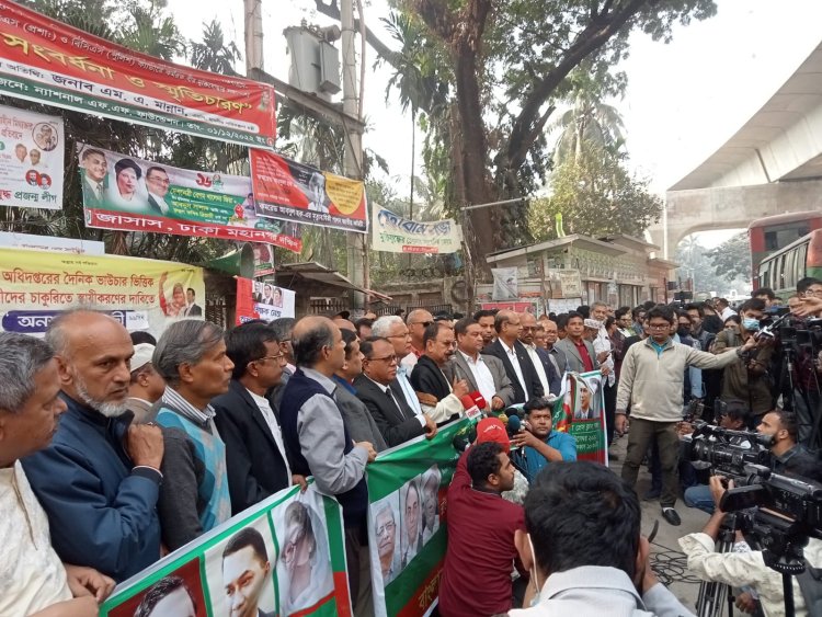 বিএনপি আন্দোলন করুক বা না করুক, সরকারকে বিদায় নিতেই হবে: গয়েশ্বর