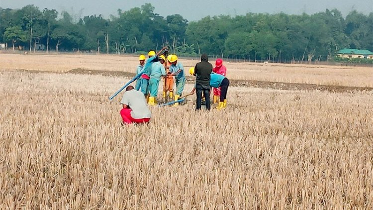 ভূগর্ভে বিস্ফোরণে আতঙ্ক, ঘরের দেয়ালে ফাটল