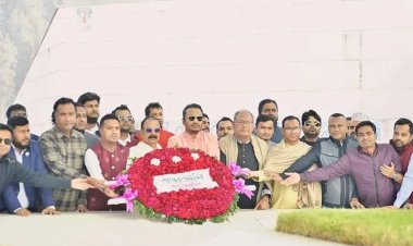 ছাত্রদলের প্রতিষ্ঠাবার্ষিকীতে জিয়াউর রহমানের সমাধিতে শ্রদ্ধা