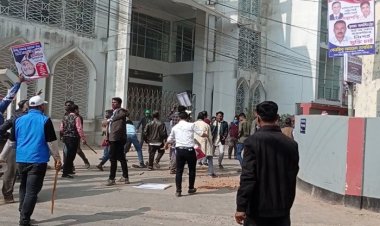 ফরিদপুরে বিএনপির গণঅবস্থানে হামলা, আহত ৫০