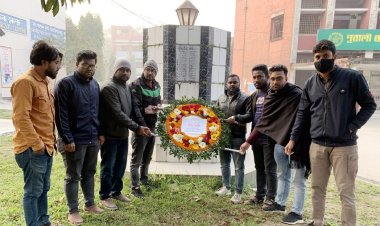 এ.টি.এম খালেদের ৪৩তম শাহাদাৎ বার্ষিকীতে বাকৃবি ছাত্রদলের শ্রদ্ধা