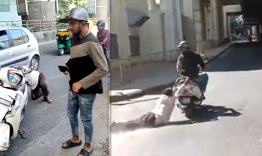 বৃদ্ধকে এক কিলোমিটার টেনে নিয়ে গেল স্কুটি, অতঃপর...