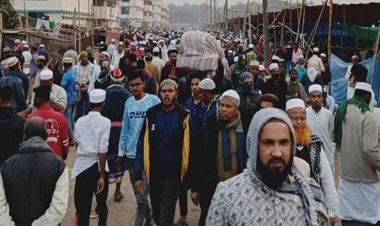 ইজতেমায় দ্বিতীয় দিনের বয়ান চলছে