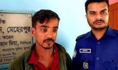 গাংনীতে হত্যা মামলার আসামি গ্রেফতার