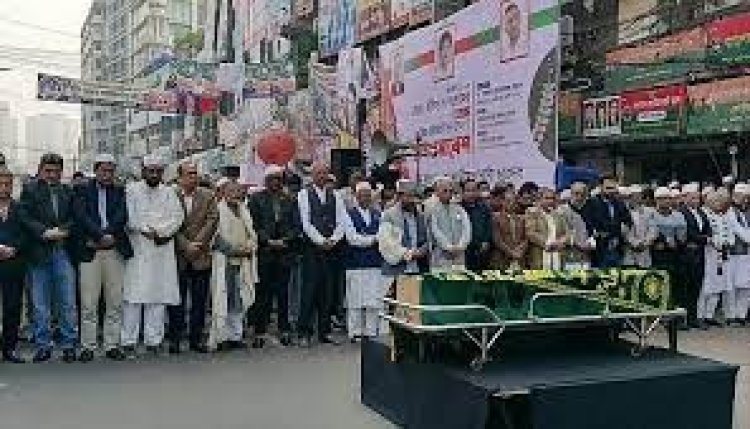 নয়াপল্টনে খন্দকার মাহবুবের তৃতীয় জানাজা অনুষ্ঠিত