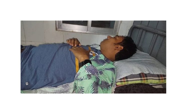 পুকুর খননের সংবাদ সংগ্রহ করতে যাওয়ায় হামলা, সাংবাদিক হাসপাতালে