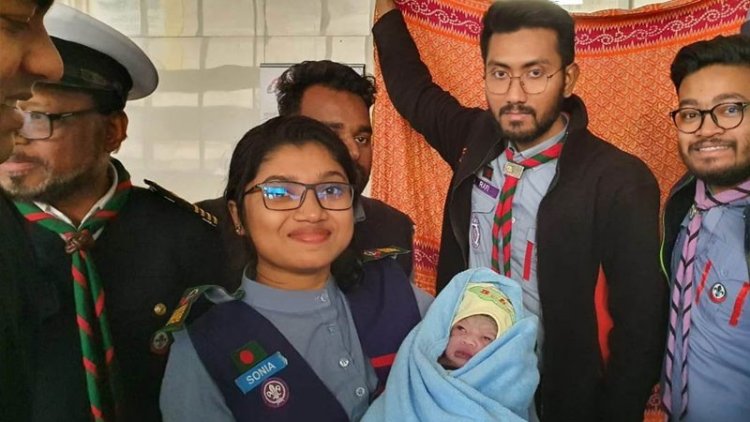 আগারগাঁও মেট্রোরেল স্টেশনে শিশুর জন্ম