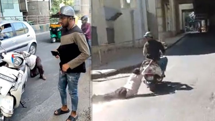 বৃদ্ধকে এক কিলোমিটার টেনে নিয়ে গেল স্কুটি, অতঃপর...