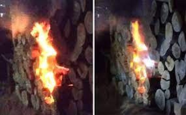 দিনে ব্রাশফায়ারের পর রাতে স’মিলে আগুন দিলো পাহাড়ি সন্ত্রাসীরা