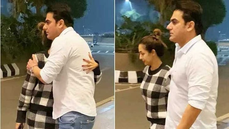 ছেলেকে বিদায় দিয়ে আরবাজকে জড়িয়ে ধরলেন মালাইকা