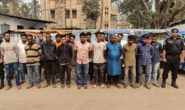 কুমিল্লায় ২৯ চোরাই গাড়িসহ গ্রেপ্তার ১৮