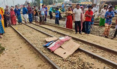 রেললাইন পারাপারের সময় ট্রেনে কাটা পড়লেন নারী