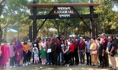 সুন্দরবন ঘুরে গেলেন সাত দেশের সামরিক কর্মকর্তা