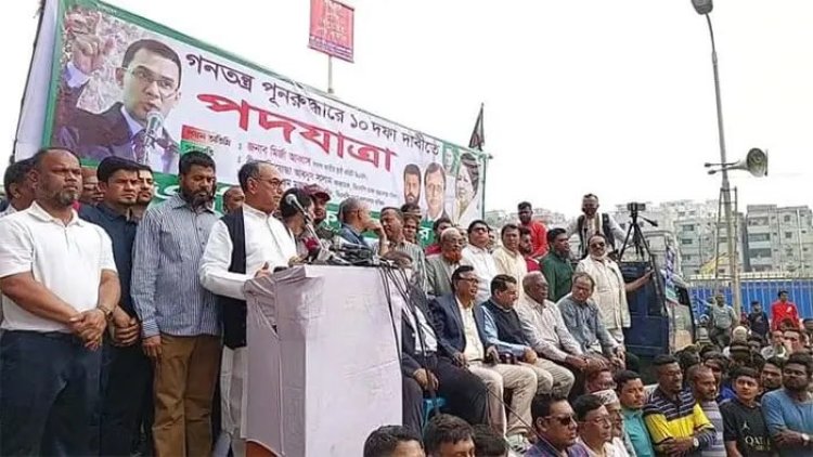 এই পদযাত্রা আওয়ামী লীগের শবযাত্রা: মির্জা আব্বাস
