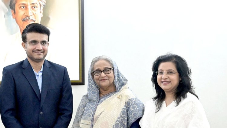 শেখ হাসিনার সঙ্গে কী কথা হয়েছে, নিজেই জানালেন সৌরভ