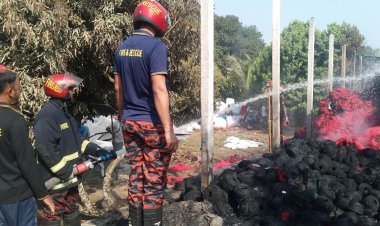 গাজীপুরে সুতা তৈরির কারখানায় অগ্নিকাণ্ড