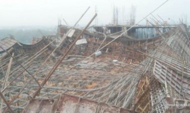 সাভারে পরমাণু গবেষণা কেন্দ্রের নির্মাণাধীন ভবনে ধস, হতাহতের শঙ্কা