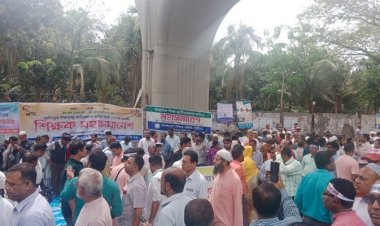 জাতীয়করণের দাবিতে মাধ্যমিকের শিক্ষকদের মহাসমাবেশ