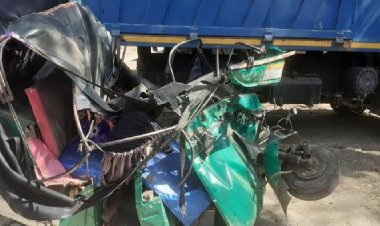 বগুড়ায় ট্রাকের সঙ্গে সংঘর্ষে অটোচালক নিহত