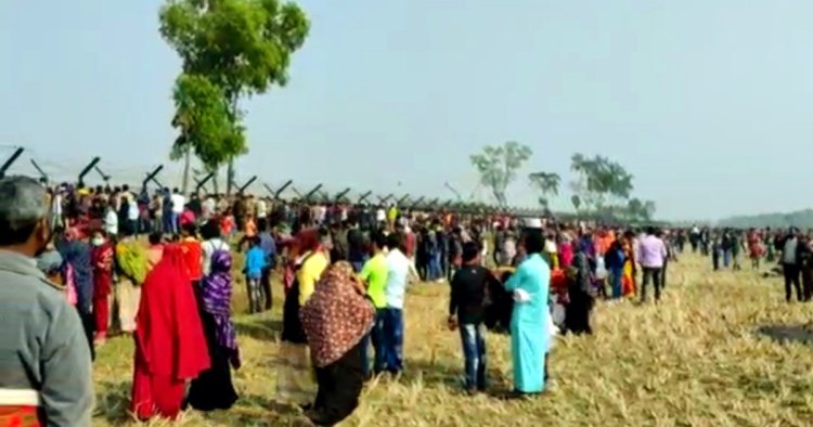 সীমান্তে ‘মিলনমেলা’র অনুমতি দেয়নি বিএসএফ, হতাশ দর্শনার্থীরা