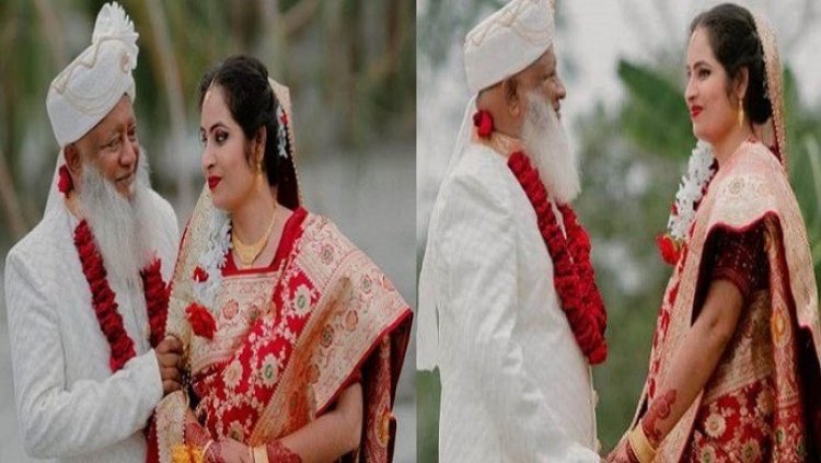 বাগেরহাটে ৭০ বছর বয়সের বৃদ্ধের সাথে ৩৫ বছরের নারীর বিয়ে