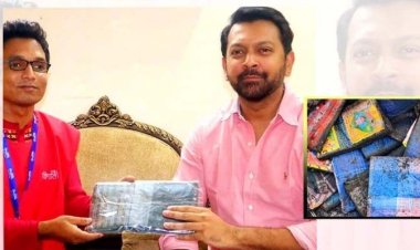 বঙ্গবাজারে ‘পোড়া’ লুঙ্গি লাখ টাকায় কিনলেন তাহসান!