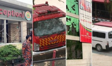 ফায়ার সার্ভিসের ওপর হামলায় ৩০০ জনকে আসামি করে মামলা